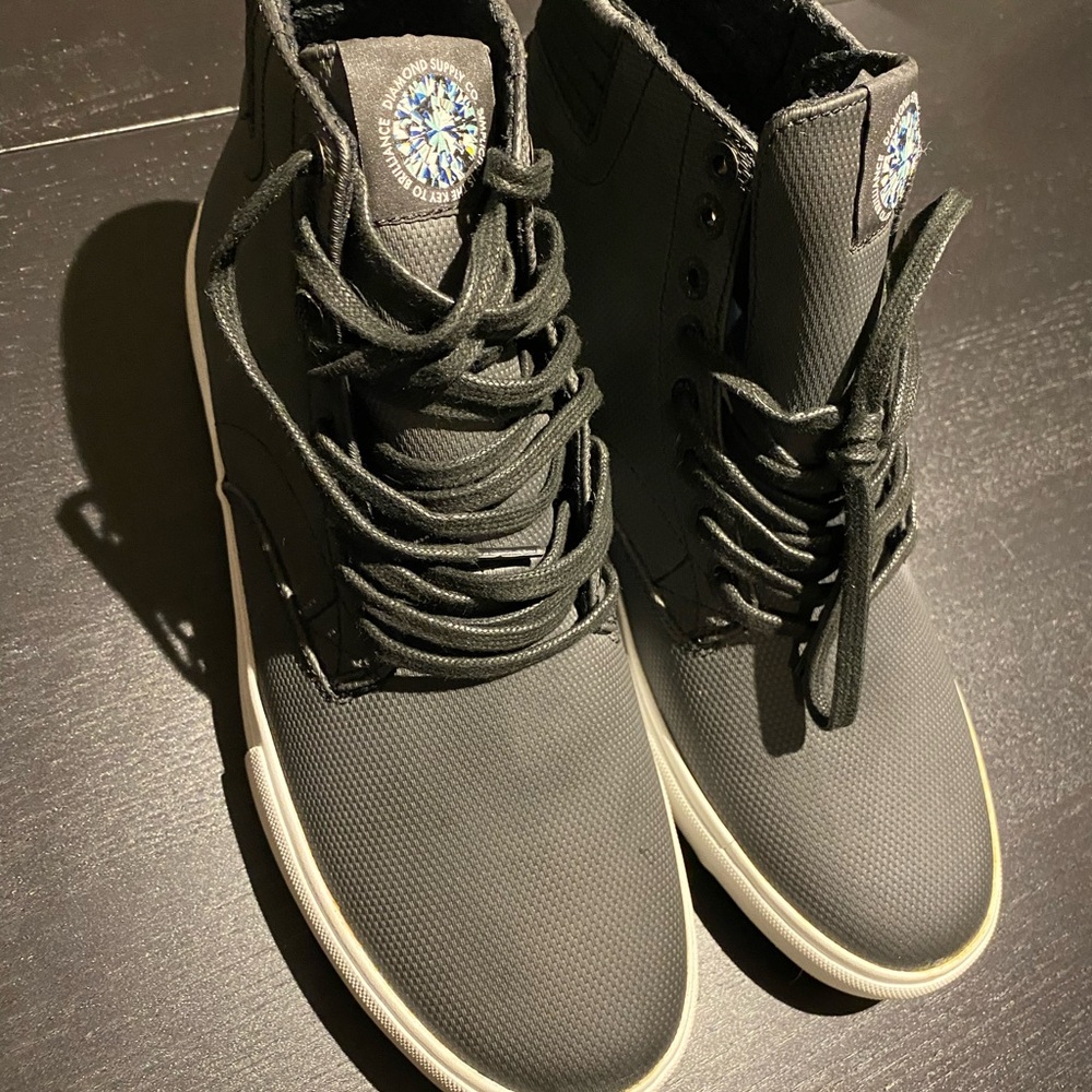 Diamond Supply Co. Black High-Top Sneakers